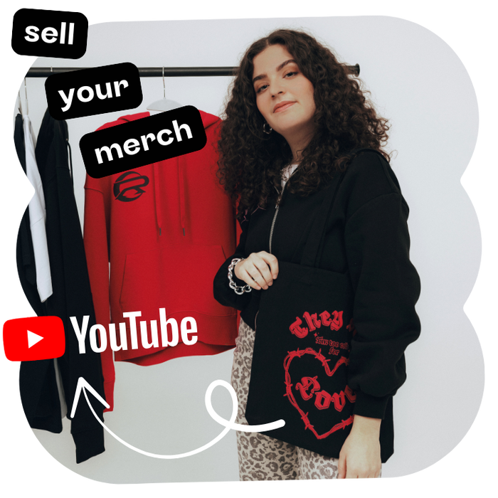 youtube creator with merch